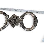 Chico's Vintage Ornate Silver Tone Medallion Link Belt Adjustable O/S Boho Western 40" Photo 4