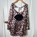 For Love & Lemons Floral Kate Long Sleeve Mini Dress M Photo 7