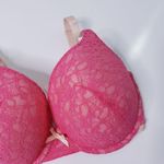 Curve Muse Lace Lined Bra Pink Size undefined Photo 1
