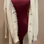 Blue Blush Blush Blush Luna Belted Cream Cardigan Photo 3