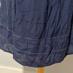 Lucky Brand Navy Blue Long sleeve Eyelet Dress Photo 5