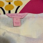 Lilly Pulitzer  Jackie Mod Orange and Pink Multicolor Floral Print Pencil Skirt Photo 8