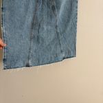 Levi's NWOT ® Premium LONG ICON SKIRT Light Wash Blue Denim Women’s Jean Skirt. Photo 6