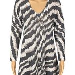 NALLY & MILLIE grey/taupe/cream, abstract striped, high Photo 0