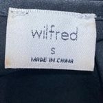 Aritzia Wilfred Black Silk Satin Sleeveless Cami Mini Fit & Flare Tank Dress S Photo 3