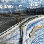 Old Navy Higher High Rise Flare Jeans 10 Secret Smooth Pockets Distressed Ripped Photo 4