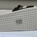 Michael Kors Cream Brandy Metallic Striped Logo Slide Sandal Photo 3