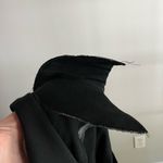 Vintage TRACES Black Blazer Sz 10 Beaded Boho Patchwork Scarf Detail Jacket Red Photo 4