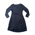 Toad&Co Medium Organic Dress Black Scoop Neck High Photo 3