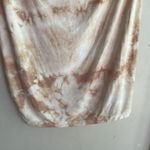 Enza Costa One Shoulder Tie Dye Jersey Dress Tan Photo 7