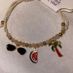 NWT summer beach charm bracelet Red Photo 1