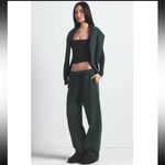 SKIMS  Cotton Fleece Classic Straight Leg Sweatpants Spruce Small NEW Photo 2