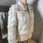 wilson's leather  Maxima white Rabbit Fur Jacket Photo 3