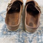 Birkenstock Buckled Tan/Brown Nubuck Slip-On Size 38/7.5 Photo 6