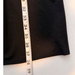 Athleta  Black Long Sleeve Crew Neck Zipper Back Midi Dress Women Size Medium Photo 3