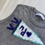 Notre Dame green blue gray white gingham pennant sweater vest Photo 4