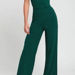 Lulu's Deep Teal Jumpsuit Green Photo 0