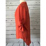 NWT Mossimo Roll Tab Sleeve Shirt Blouse Orange Small Orange Career Womens Photo 3