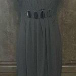 Voir Voir Black Shortsleeved dress with 4 buttons M Photo 0