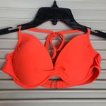 Xhilaration MD Neon Orange Padded Swim Top Photo 0