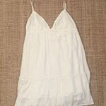 Garage Hayden Tiered Babydoll White Mini Dress Sz M Photo 2