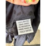 Khush Adhara Cheetah Print Deep V Neckline Front Tie Blouse Top Midi Dress L Size L Photo 7