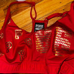 PINK - Victoria's Secret Red PINK Sports Bra Set Photo 0