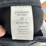 Everlane  Women's Size 12 Black Wool Blend Trousers Pants Career Office Chic Photo 8