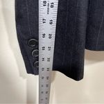 Theory EUC  pinstripe wool blazer size 8 women’s buttons Photo 3