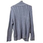 st. john's bay Women Size 3X Classic Blue Ribbed Turtleneck Sweater Stretch Knit Photo 1
