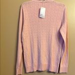 kim rogers  Light Pink Button Shoulder Sweater Size S Photo 1