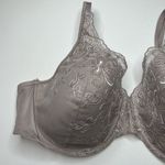 Playtex Gray Underwire Bra 36DD Full Coverage Lined Photo 1