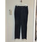 Vintage 90s Brandon Thomas Black Suede Straight Leg Pants Western Cowgirl Fall Size 8 Photo 1