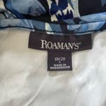 Roaman’s Blue‎ Floral Dress Size 18/20 Blue Photo 3