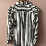 BCBGMAXAZRIA  White Striped Long Sleeve Maxi Shirt Dress Size XXS NWT Photo 9