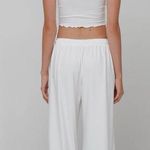 Resa Chase Pant Second Skin in White Wide Leg Womens Pants Size XS / S Photo 1