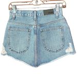 Carmar Beatrice Skull Patch Zip Front Skirt 26 Blue Photo 3