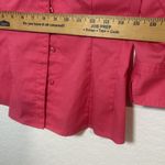 Lee Riders by  Shirt Women's Size Small 3/4‎ Sleeve Button Bright Pink (081) Photo 4