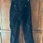 DOÊN | Maritime Corduroy Wide Leg Pants in Black | S Photo 6