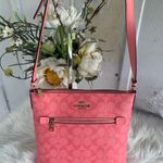 Coach Signature Rowan File Pink Crossbody Bag Photo 6