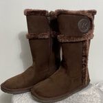 Michael Kors  Alina Faux Fur Suede Boots – Brown (Size 5/ EU 36)(B42) Photo 2