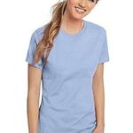Hanes Ladies' Nano-T T-Shirt (Light Blue) (Small) Photo 0