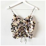 VERO MODA NWT  Chaddie Camisole In Black Aop Brigitta Photo 1