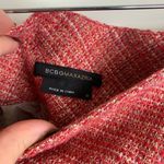 BCBGMAXAZRIA Tweed Fringe Pleated Skirt 0 Photo 4