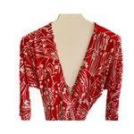 Marciano Vintage 80’s  Red & White Wrap Dress Photo 8