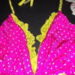 Beach Bunny  Sun Bunny Lady Lace Triangle Bikini‎ Top nwt Photo 3