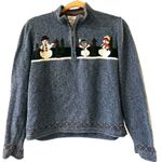 Breckenridge  snowman knit sweater size pL Photo 0