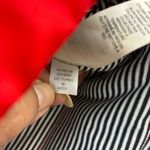 Chico's Red Puffer Jacket Size 4 Short Sleeve Quilted Coat Cropped Gorpcore Photo 7