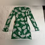 Diane Von Furstenberg  V-Neck Ginkgo Green Knit Sweater Wrap Top Pants Outfit Set Photo 6