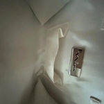 Nina NWT  SMALL SHOULDER PURSE CREAM WITH BLACK PEARL BEADED BOW DESIGN Photo 5